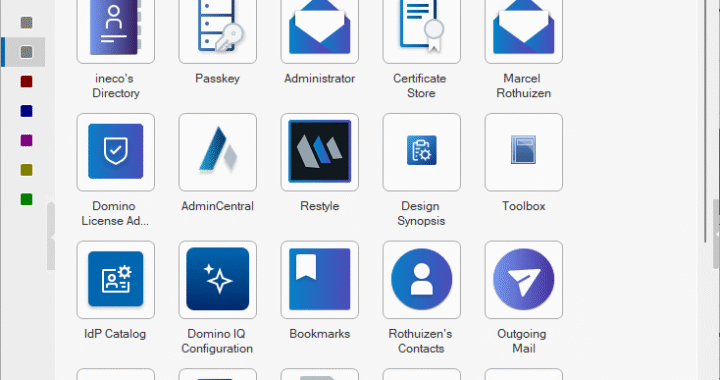 Applicatie pictogram vanaf Notes 12.0.1